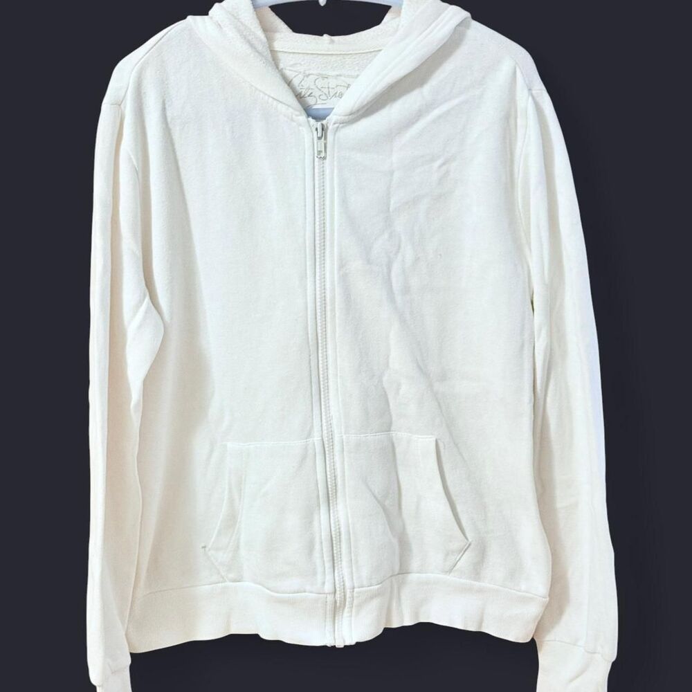 City Studios Unisex White Hoodie Sweatshirt